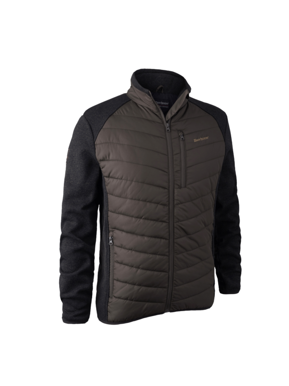 Jakker - Deerhunter - Moor Vatteret Jakke med strik - Brown Leaf Jakker - Deerhunter - Moor Vatteret Jakke med strik - Brown Leaf