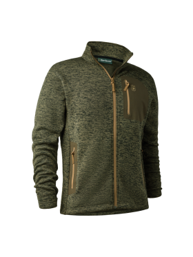 Jakker  - Deerhunter - Sarek Strikjakke -Olive Night melange