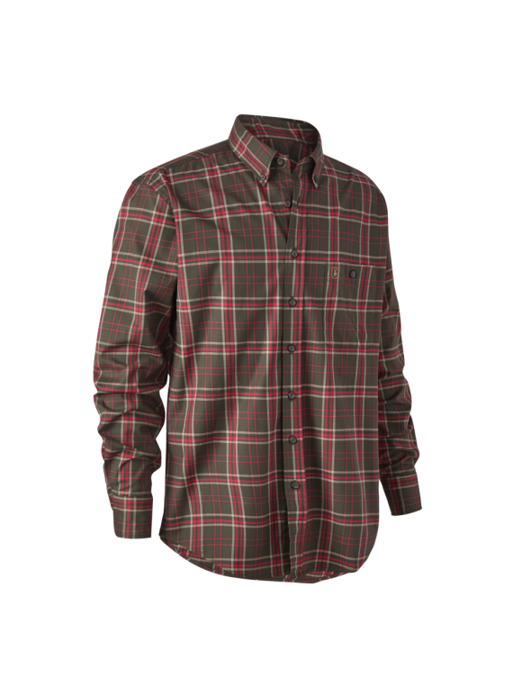 Skjorter - Deerhunter - Eli Shirt -Green Check
