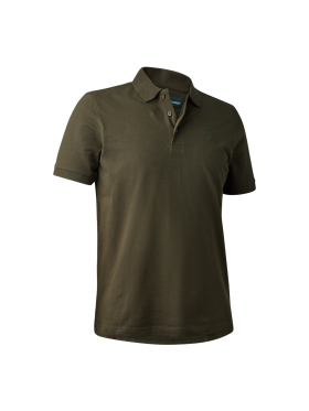 T-Shirts & Poloshirts - Deerhunter - Harris Poloshirt -Deep Green