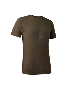 T-Shirts & Poloshirts - Deerhunter - Logo T-shirt -Fallen Leaf