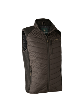 Veste - Deerhunter - Moor Vatteret Vest med strik -Brown Leaf
