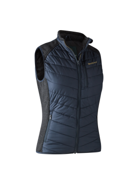 Dameveste - Deerhunter - Lady Caroline Vatteret Vest -Dark Blue 