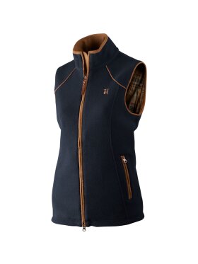 Dameveste - Härkila - Sandhem Lady fleece vest -Dark navy melange