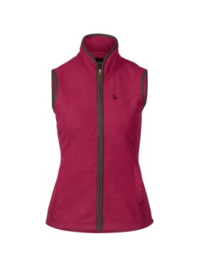 Dameveste - Seeland - Woodcock fleece vest Women -Classic burgundy