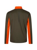 Trøjer & Fleece - Seeland - Elliot fleece - Pine green/Hi-Vis orange