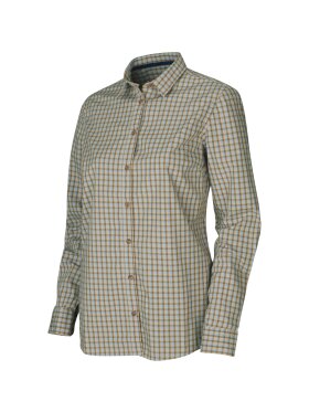 Dameskjorter - Härkila - Selja Lady L/S Check skjorte -Heritage blue check