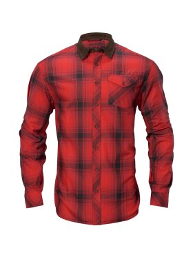 Skjorter - Härkila - Driven Hunt flannel skjorte -Red/Black check