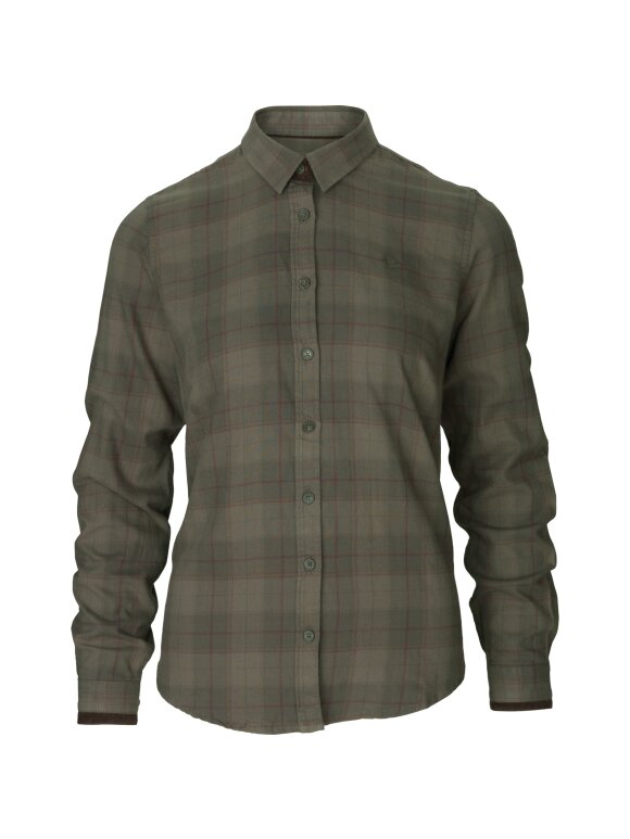 Dameskjorter - Seeland - Range Lady skjorte -Pine green check