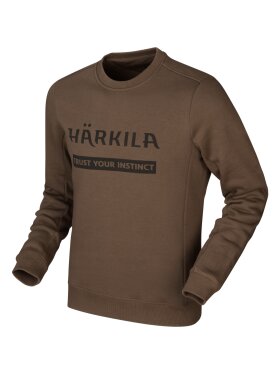 Trøjer & Fleece - Härkila - Härkila sweatshirt -Slate brown