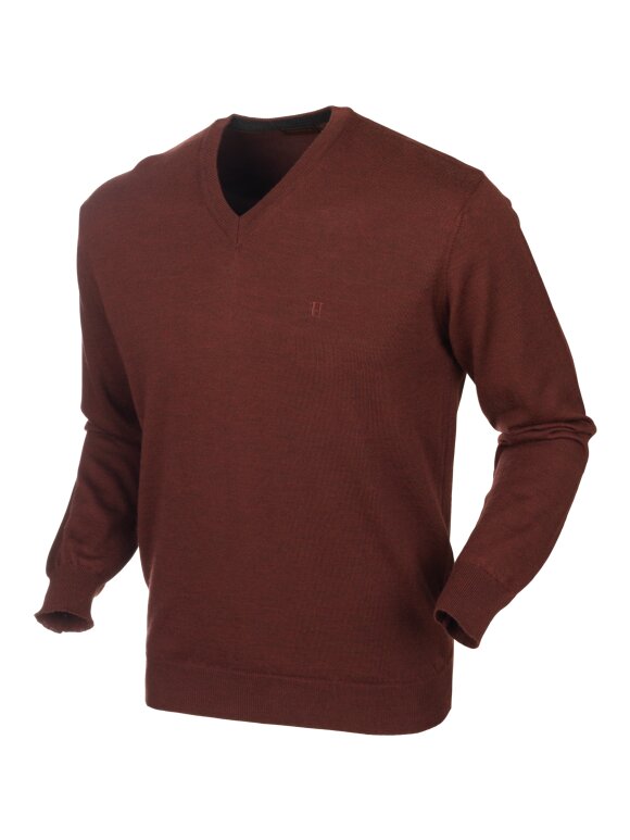 Trøjer & Fleece - Härkila - Glenmore pullover -Burgundy