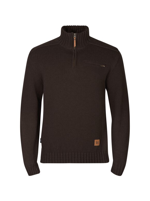 Trøjer & Fleece - Härkila - Annaboda 2.0 HSP knit pullover -Demitasse brown