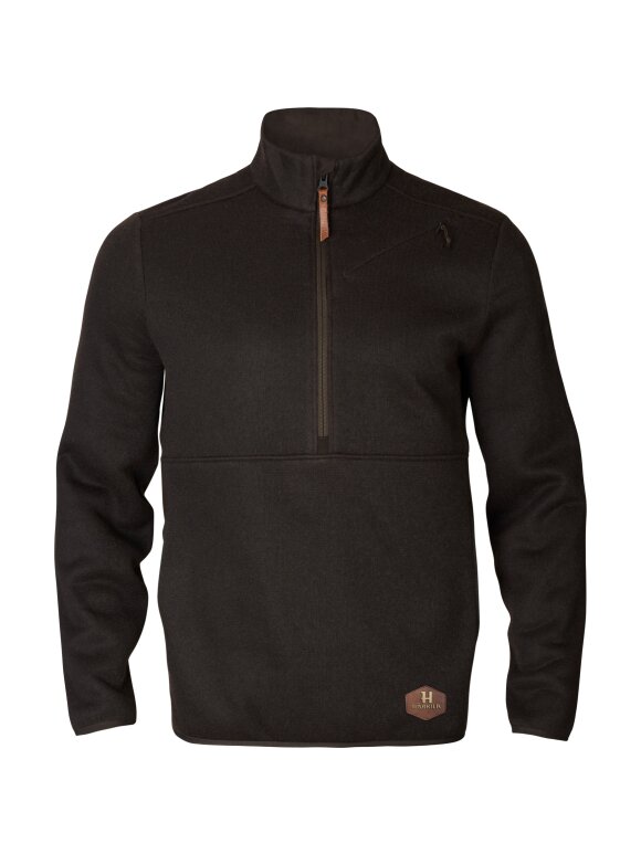 Trøjer & Fleece - Härkila - Metso half zip - Shadow brown