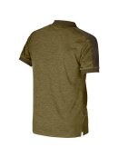 T-Shirts & Poloshirts - Härkila - Härkila Tech polo -Dark olive/Willow green