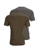 T-Shirts & Poloshirts - Härkila - Härkila graphic t-shirt 2-pack -Willow green/Grey