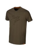 T-Shirts & Poloshirts - Härkila - Härkila graphic t-shirt 2-pack -Willow green/Slate brown