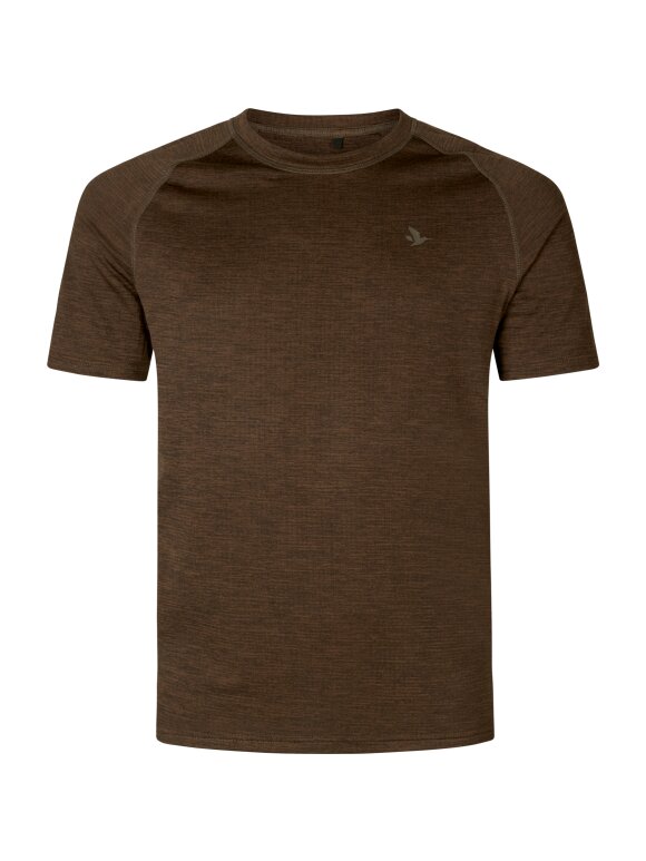 T-Shirts & Poloshirts - Seeland - Active S/S T-shirt -Demitasse brown
