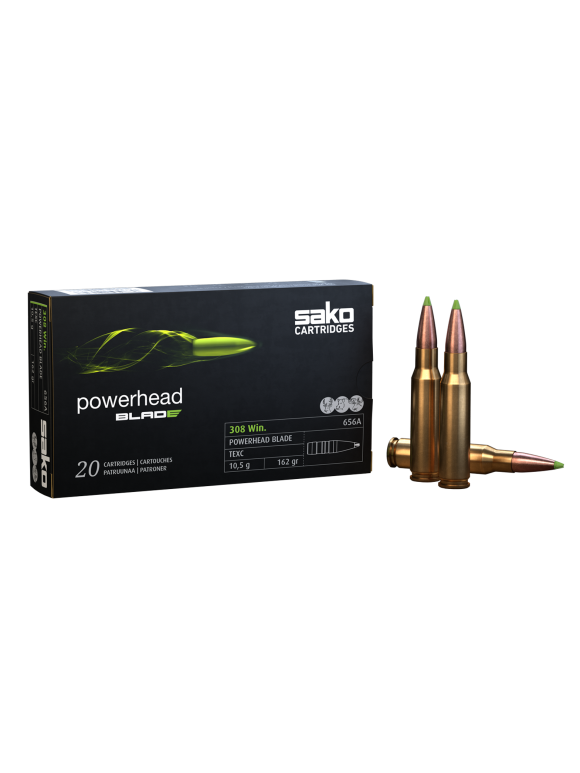 Hjortejagt - Sako - Powerhead Blade 308 Win. 10,5g Hjortejagt - Sako - Powerhead Blade 308 Win. 10,5g