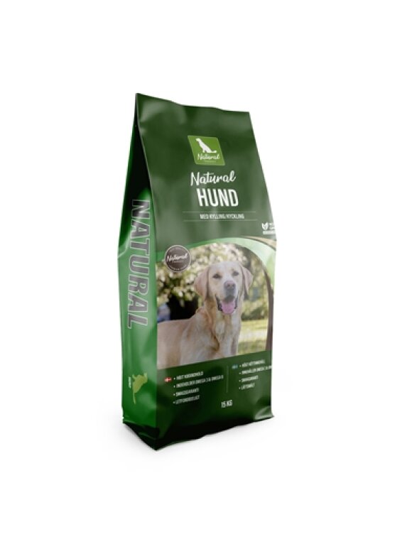 Hundemad - Natural - Hundefoder 15 kg.