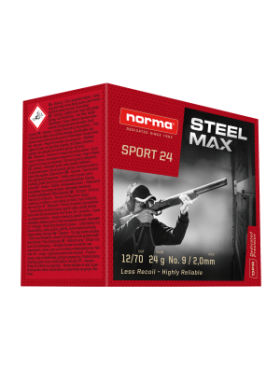 Flugtskydningspatroner - NORMA - Steel Max Sport kal. 12/70 24g