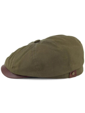 Hatte, Huer & Caps - Stetson - Waxed Hatteras Cap - Olive
