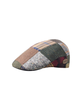 Hatte, Huer & Caps - MJM - Country Wool Mix - Patch/Brown Leather 