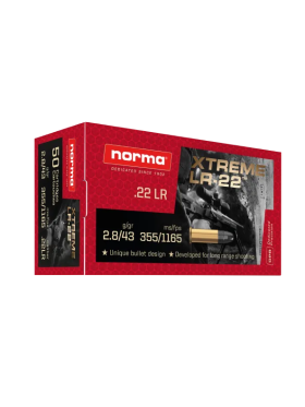 Rågeregulering - Norma - XTREME .22 LR 2.8g 