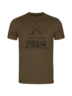 T-Shirts & Poloshirts - Härkila - Härkila Nature S/S t-shirt - Willow Green