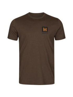 T-Shirts & Poloshirts - Härkila - Gorm S/S t-shirt - Shadow Brown