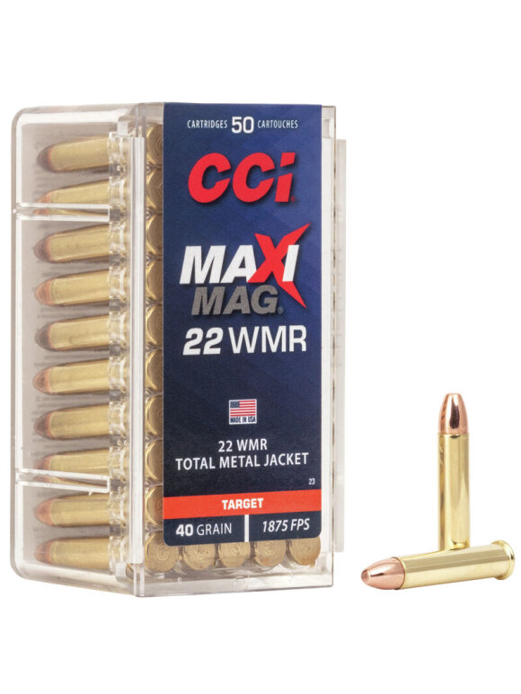 .22 WMR - CCI -  .22 MAG Maxi-Mag. FMJ