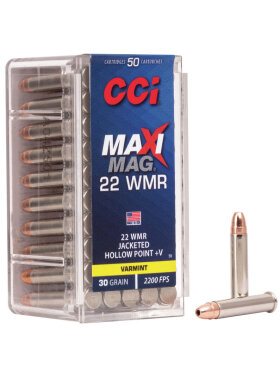 .22 WMR - CCI - .22 MAG. Maxi Mag+V 