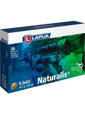 Blyfri riffelammunition - Lapua - Naturalis 9,3x62 14,3g