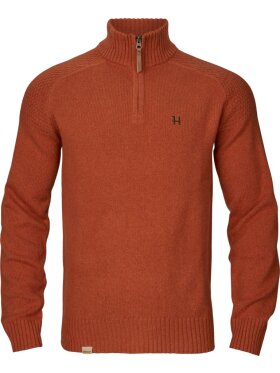 Trøjer & Fleece - Härkila - VINCENT MERINO HALF ZIP PULLOVER BOMBAY
