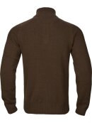 Trøjer & Fleece - Härkila - VINCENT MERINO HALF ZIP PULLOVER DEMITASSE BROWN