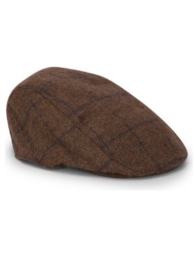 Hatte, Huer & Caps - HOGGS OF FIFE - WINDOWPANE TWEED HAT WP