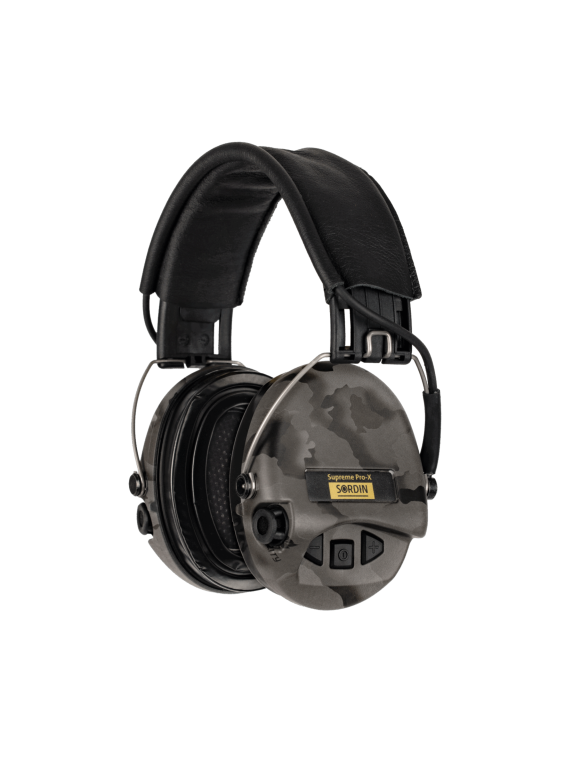 Høreværn - SORDIN - SUPREME PRO X H2 NICHT CAMO LED, GEL
