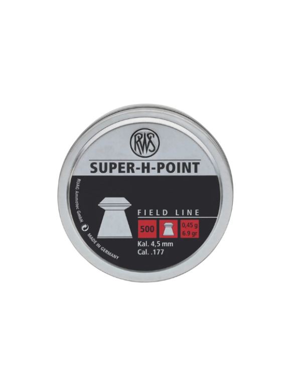 Hagl til luftgevær - RWS - RWS SUPER-H-POINT 0,45G