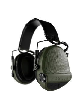 Høreværn - SORDIN - SORDIN X2 GREEN - HEADBAND LEATHER - MEMORY FOAM 