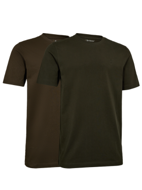 T-Shirts & Poloshirts - Deerhunter - 2-PACK T-SHIRT