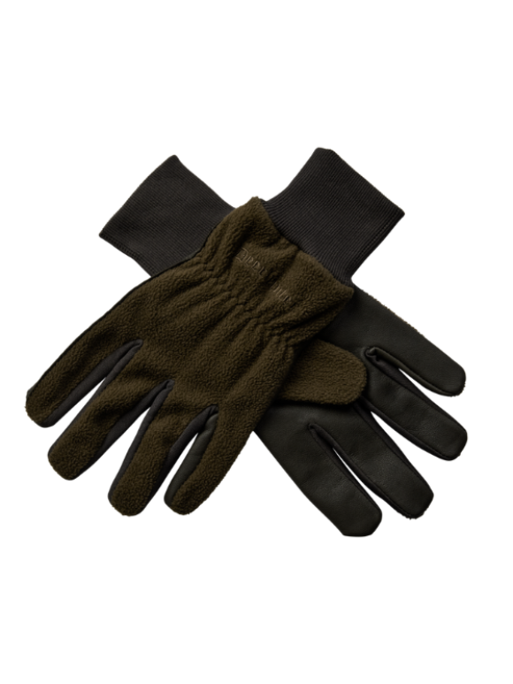 Handsker - Deerhunter - Fleece handske m.læd Handsker - Deerhunter - Fleece handske m.læd